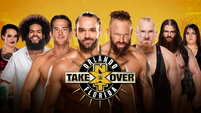 NXT TakeOver: Orlando - Werbefoto - Dori Prange, Levis Valenzuela Jr., Chris Lindsey, Ronnie Arniell, Jeremy Fritz, Axel Tischer, Damian Mackle, Nicola Glencross