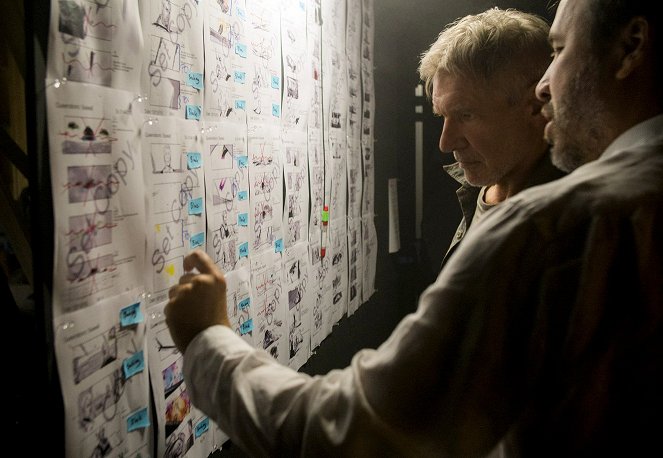 Szárnyas fejvadász 2049 - Forgatási fotók - Harrison Ford, Denis Villeneuve