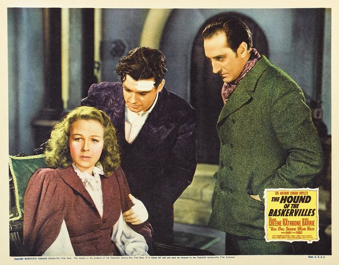 The Hound of the Baskervilles - Lobby Cards - Basil Rathbone