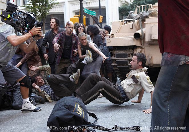The Walking Dead - Gute alte Zeit - Dreharbeiten - Andrew Lincoln