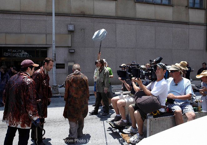 The Walking Dead - Tripes - Tournage - Andrew Lincoln