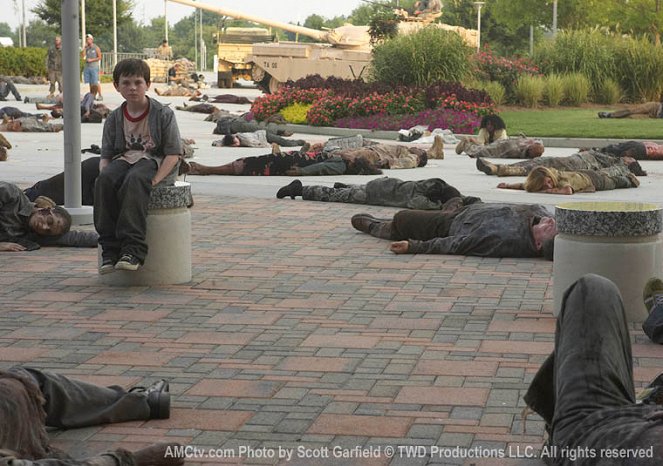 The Walking Dead - 19-es tesztalany - Forgatási fotók - Chandler Riggs