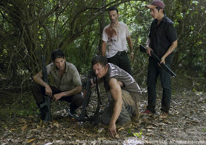 The Walking Dead - What Lies Ahead - Photos - Jon Bernthal, Norman Reedus, Andrew Lincoln, Steven Yeun