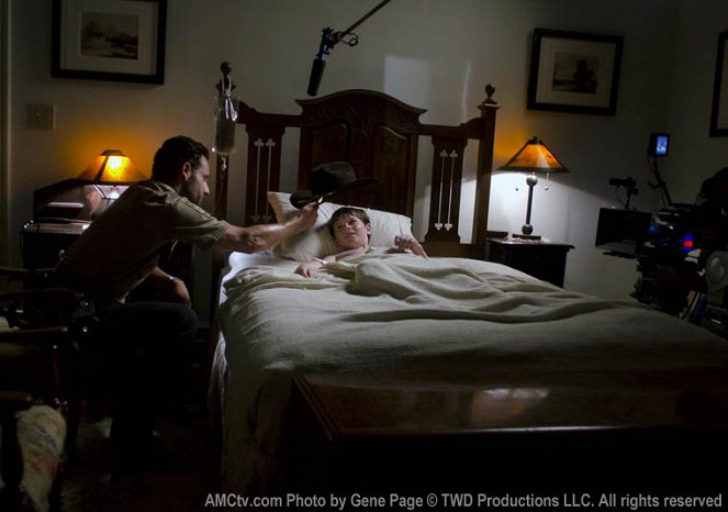 The Walking Dead - Cherokee rózsa - Forgatási fotók - Andrew Lincoln, Chandler Riggs