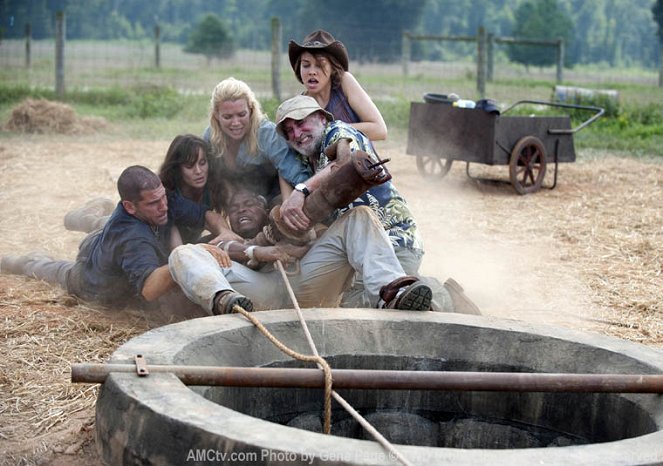 The Walking Dead - Season 2 - Die Cherokee Rose - Filmfotos - Jon Bernthal, Sarah Wayne Callies, Laurie Holden, Irone Singleton, Jeffrey DeMunn, Lauren Cohan