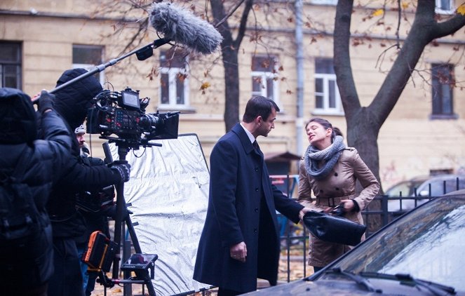 O ljubvi - De filmagens - Dmitriy Pevtsov, Anna Chipovskaya