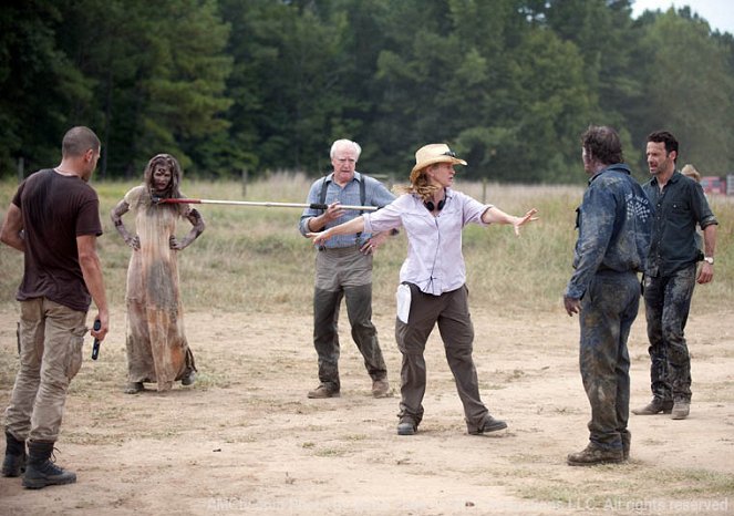The Walking Dead - Tot oder Lebendig - Dreharbeiten - Scott Wilson, Andrew Lincoln
