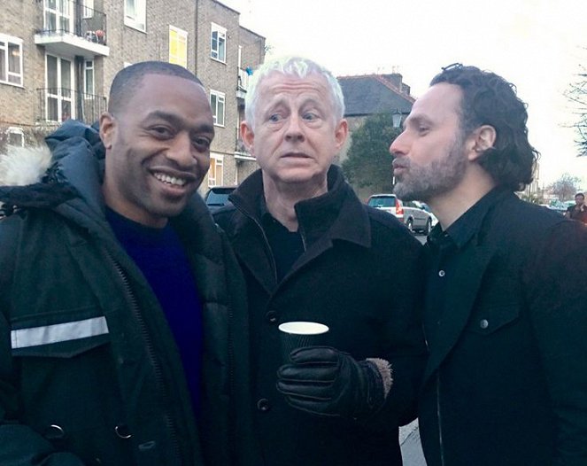 Red Nose Day Actually - Z natáčení - Chiwetel Ejiofor, Richard Curtis, Andrew Lincoln