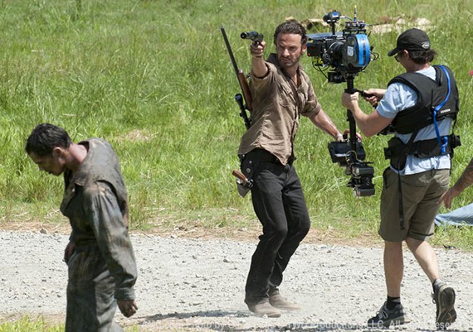 The Walking Dead - Die Saat - Dreharbeiten - Andrew Lincoln