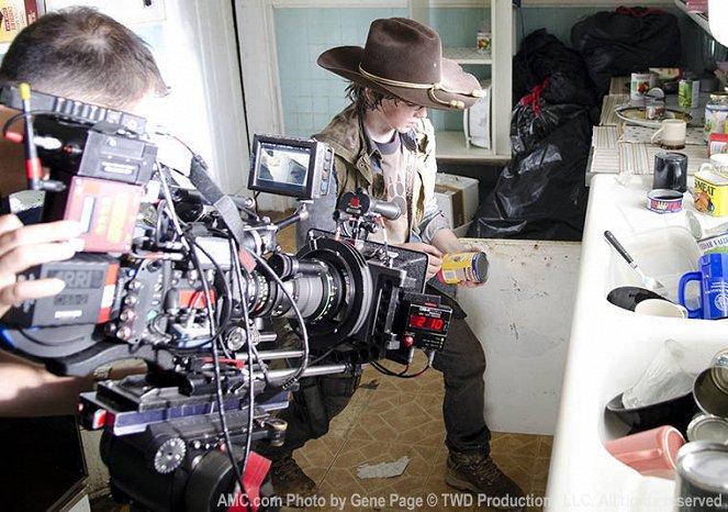 The Walking Dead - Graines - Tournage - Chandler Riggs
