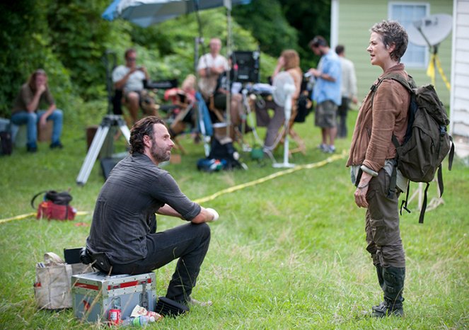 The Walking Dead - Season 4 - Indifference - Making of - Andrew Lincoln, Melissa McBride