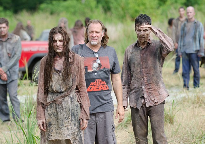 The Walking Dead - Season 4 - Az a bizonyos határ - Forgatási fotók - Greg Nicotero