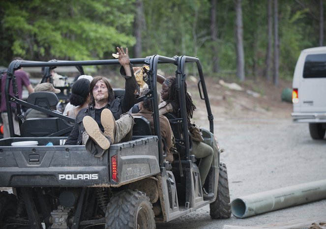 The Walking Dead - Season 5 - Sem refúgio - De filmagens - Norman Reedus