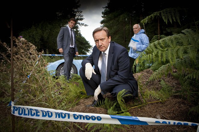 A Midsomer gyilkosságok - Season 14 - Halál a külső sávban - Filmfotók - Jason Hughes, Neil Dudgeon, Barry Jackson