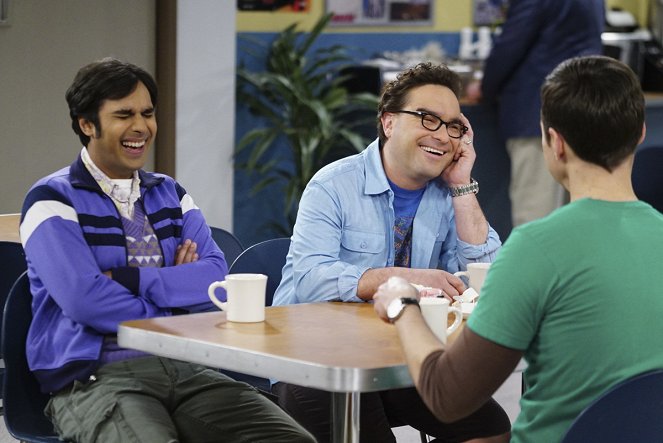 The Big Bang Theory - Season 10 - The Separation Agitation - Van film - Kunal Nayyar, Johnny Galecki
