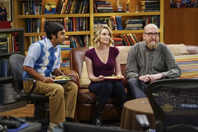 The Big Bang Theory - Season 10 - The Separation Agitation - Van film - Kunal Nayyar, April Bowlby, Brian Posehn