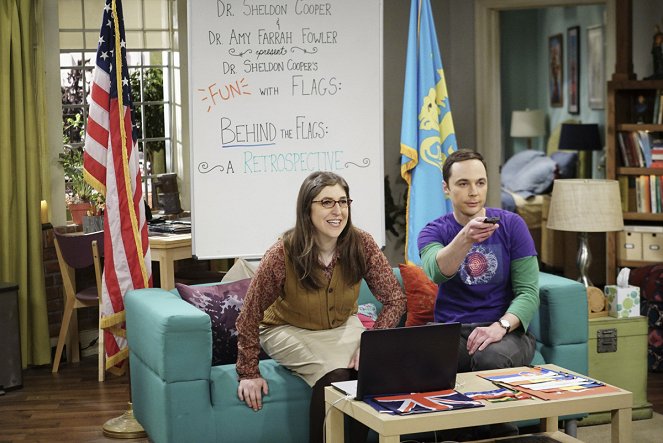 The Big Bang Theory - Season 10 - The Separation Agitation - Photos - Mayim Bialik, Jim Parsons