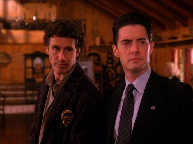 Miasteczko Twin Peaks - Przejażdżka z umarłą - Z filmu - Michael Ontkean, Kyle MacLachlan