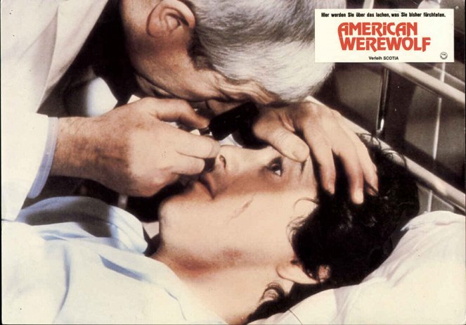 American Werewolf - Lobbykarten - John Woodvine, David Naughton