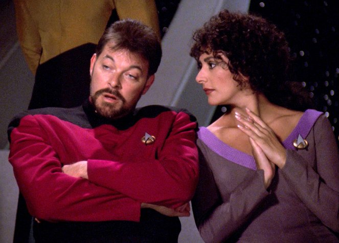 Star Trek - Das nächste Jahrhundert - Season 6 - In den Subraum entführt - Filmfotos - Jonathan Frakes, Marina Sirtis