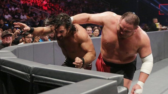 WWE Payback - Photos - Colby Lopez, Joe Seanoa