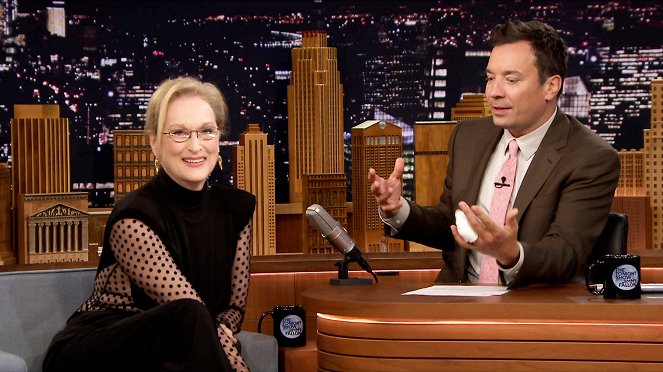 The Tonight Show Starring Jimmy Fallon - Photos - Meryl Streep, Jimmy Fallon
