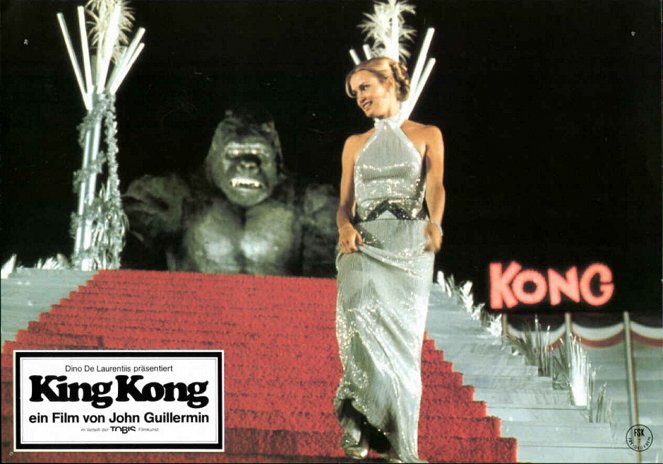 King Kong - Lobbykarten - Jessica Lange