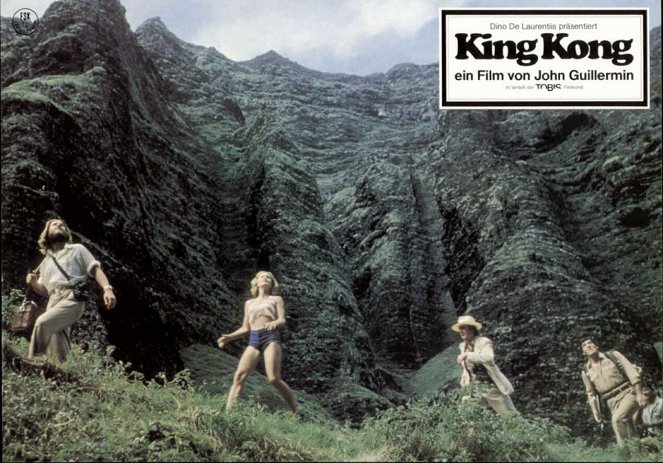 King Kong - Cartes de lobby - Jeff Bridges, Jessica Lange