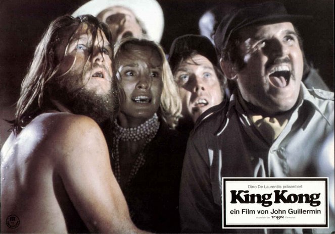 King Kong - Cartões lobby - Jeff Bridges, Jessica Lange, Charles Grodin