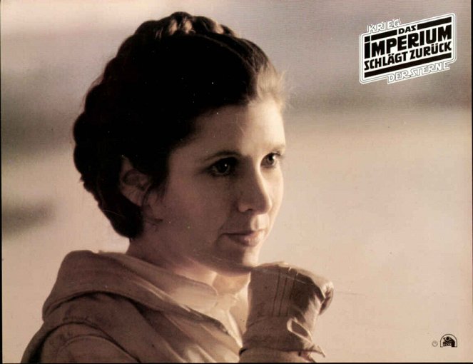 Star Wars: Episode V - Das Imperium schlägt zurück - Lobbykarten - Carrie Fisher