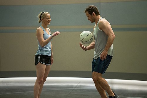 Pasažéři - Z filmu - Jennifer Lawrence, Chris Pratt