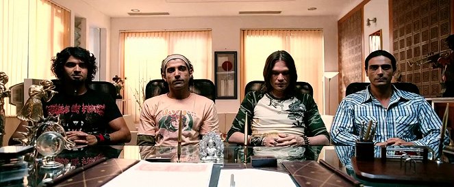 Rock On!! - Z filmu - Purab Kohli, Farhan Akhtar, Luke Kenny, Arjun Rampal