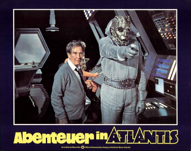 Abenteuer in Atlantis - Lobbykarten - Burgess Meredith
