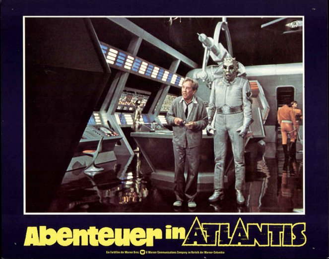 Abenteuer in Atlantis - Lobbykarten - Burgess Meredith