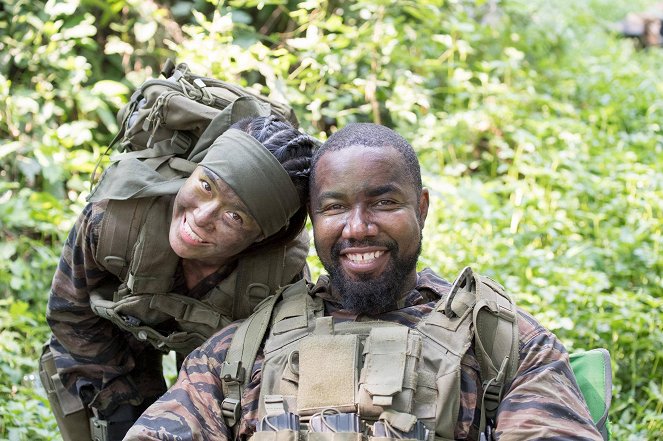 Tripla Ameaça - De filmagens - JeeJa Yanin, Michael Jai White