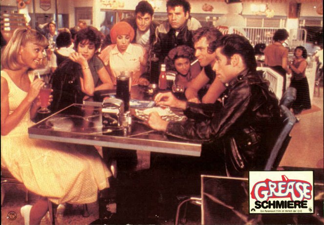 Grease - Lobby karty - Olivia Newton-John, Stockard Channing, Didi Conn, Barry Pearl, Michael Tucci, Dinah Manoff, Jeff Conaway, John Travolta