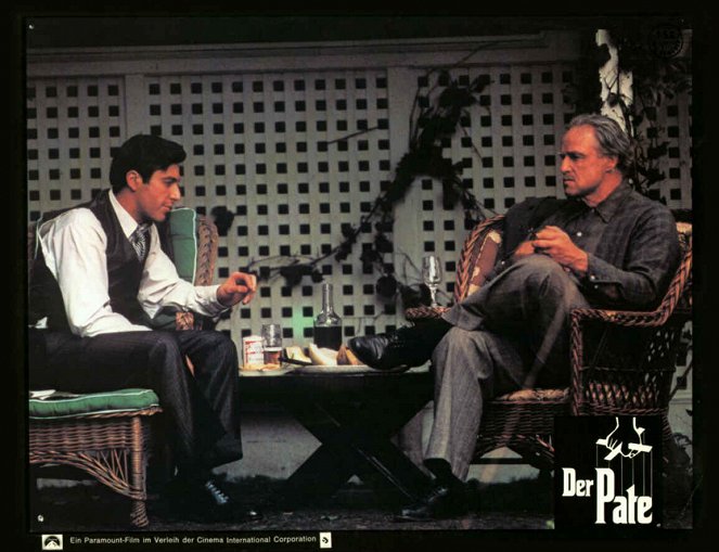 Le Parrain - Cartes de lobby - Al Pacino, Marlon Brando