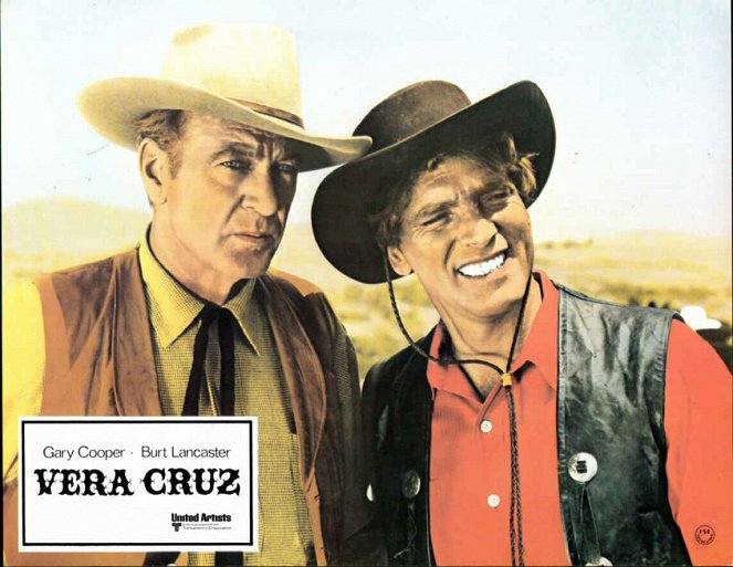 Vera Cruz - Lobby karty - Gary Cooper, Burt Lancaster