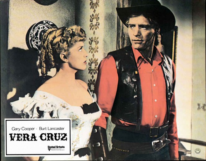 Vera Cruz - Lobby karty - Denise Darcel, Burt Lancaster