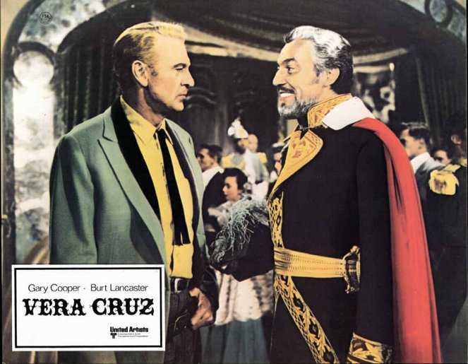 Vera Cruz - Lobbykarten - Gary Cooper, Cesar Romero