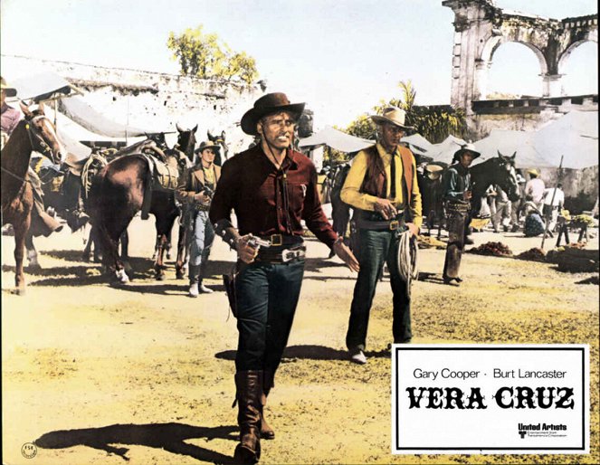 Vera Cruz - Lobby karty - Burt Lancaster, Gary Cooper