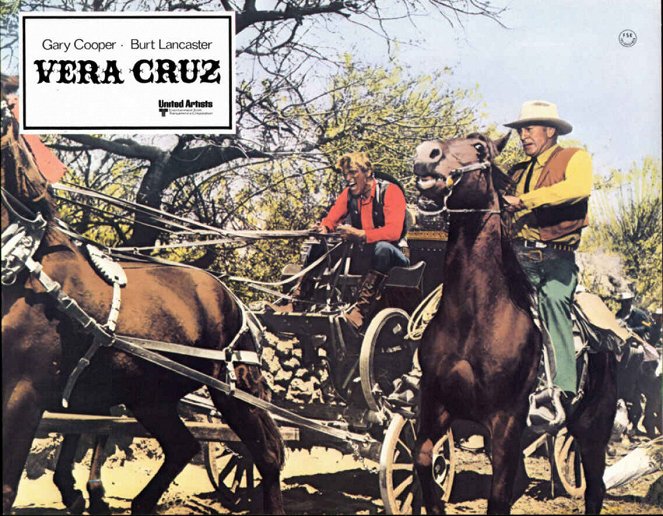 Vera Cruz - Lobby karty - Burt Lancaster, Gary Cooper