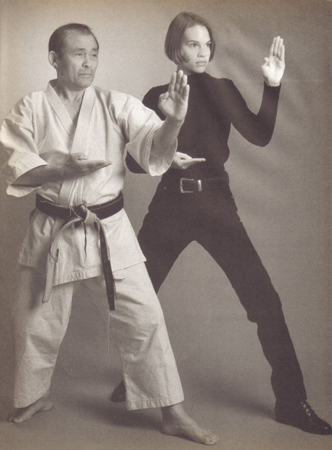 Az új karate kölyök - Promóció fotók - Hilary Swank