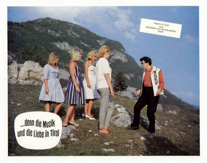 ...denn die Musik und die Liebe in Tirol - Lobbykarten - Peppino di Capri