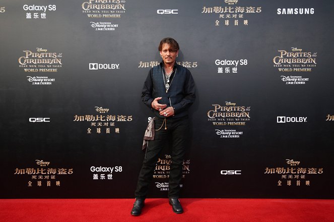 Piratas das Caraíbas: Homens Mortos Não Contam Histórias - De eventos - Johnny Depp