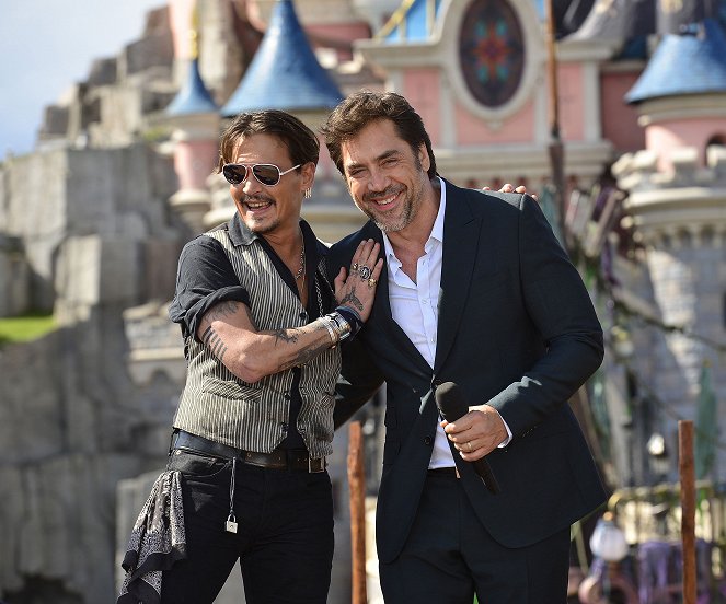 Piraci z Karaibów: Zemsta Salazara - Z imprez - Johnny Depp, Javier Bardem