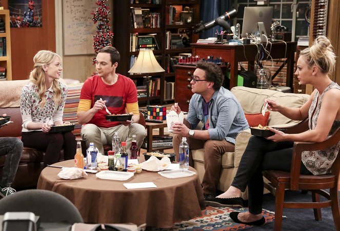 The Big Bang Theory - The Long Distance Dissonance - Photos - Riki Lindhome, Jim Parsons, Johnny Galecki, Kaley Cuoco