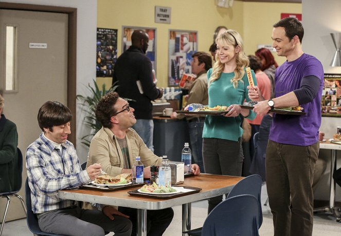 The Big Bang Theory - Die Nowitzki-Provokation - Filmfotos - Simon Helberg, Johnny Galecki, Riki Lindhome, Jim Parsons