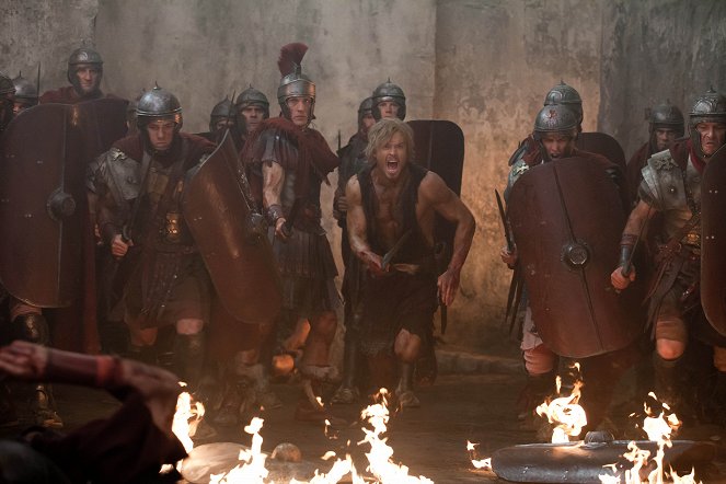 Spartacus - Despojos de guerra - Do filme - Simon Merrells, Todd Lasance