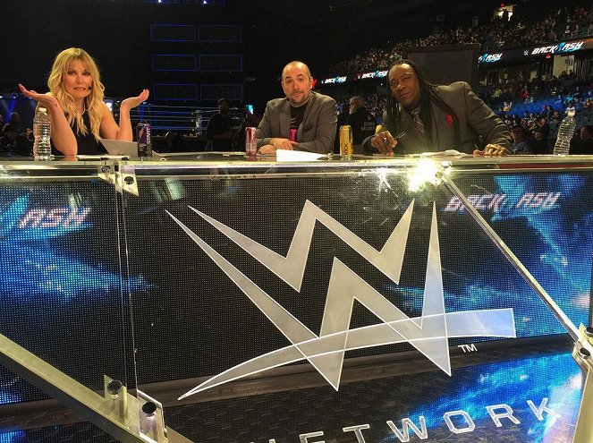 WWE Backlash - Making of - Renee Paquette, Peter Rosenberg, Booker Huffman
